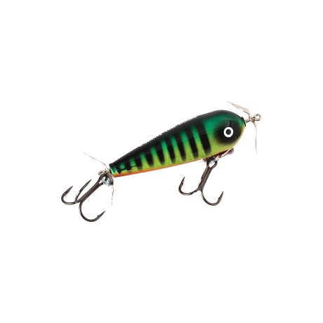 Vintage CISCO KID TOPPER Lure Musky Pike Bass Topwater White Red
